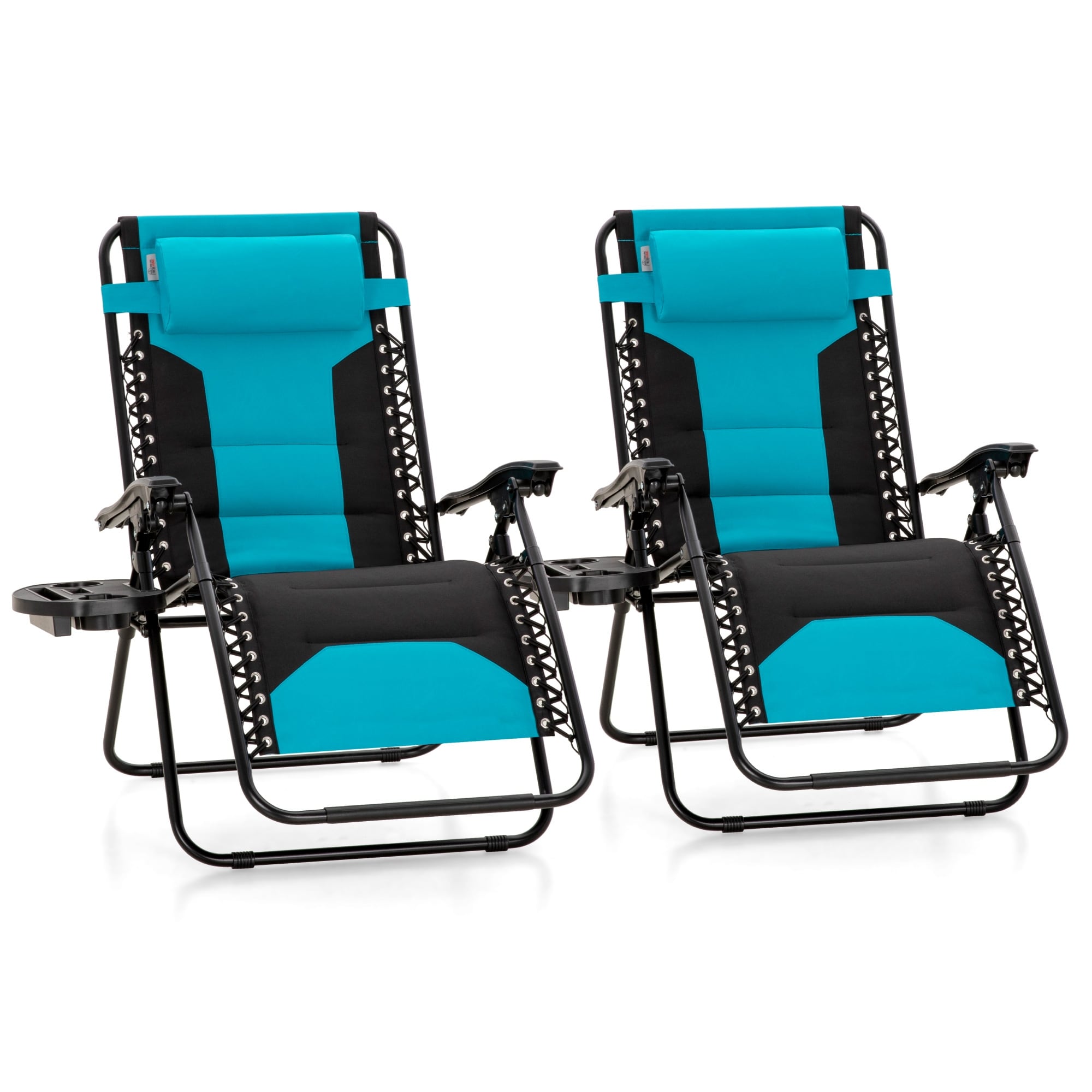 MAISON ARTS 2 XL Zero Gravity Recliners Padded Folding Lounge